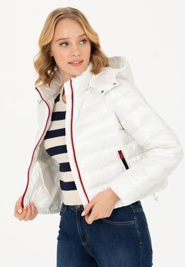 Kadın Beyaz Mont - 50271336013