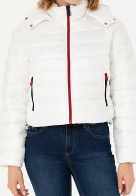 Kadın Beyaz Mont - 50271336013