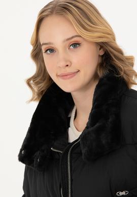 Kadın Siyah Mont - 50271165026