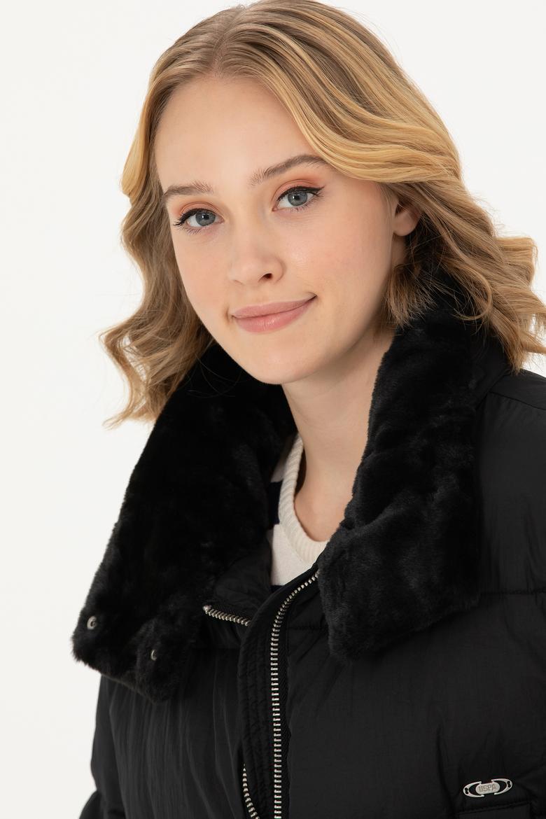 Kadın Siyah Mont - 50271165026