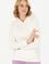 Kadın Ekru Kapüşonlu Basic Sweatshirt