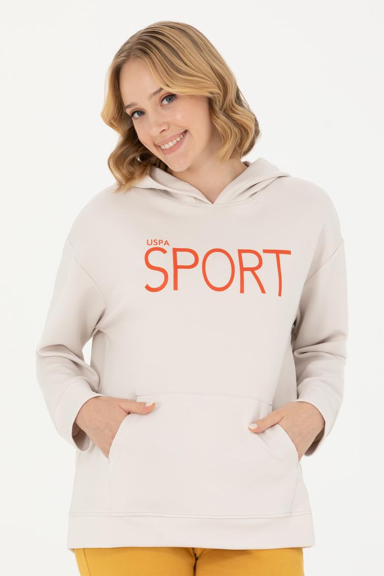 Kadın Taş Kapüşonlu Sweatshirt - 50271612012