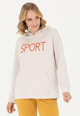 Kadın Taş Kapüşonlu Sweatshirt - 50271612012