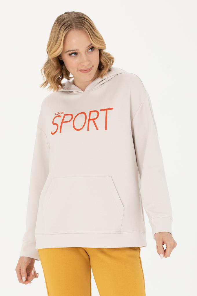 Kadın Taş Kapüşonlu Sweatshirt