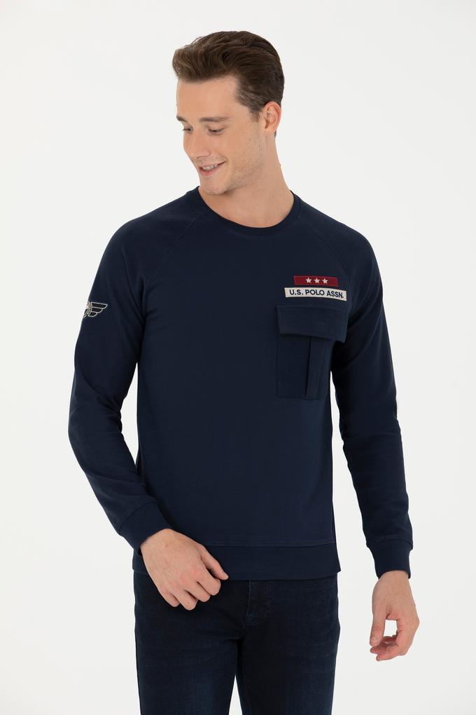 Erkek Lacivert Sweatshirt