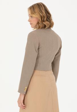 Kadın Camel Ceket - 50277126025