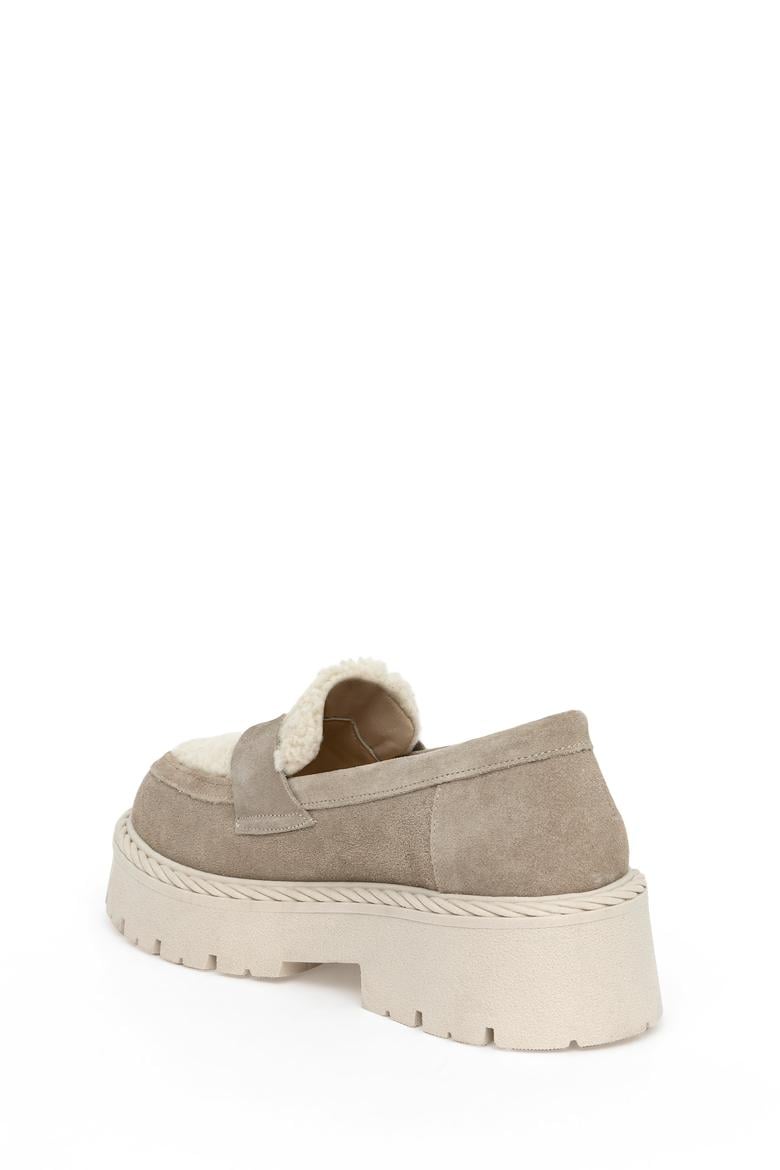 Kadın Bej Loafer - 50278081001