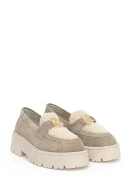 Kadın Bej Loafer - 50278081001