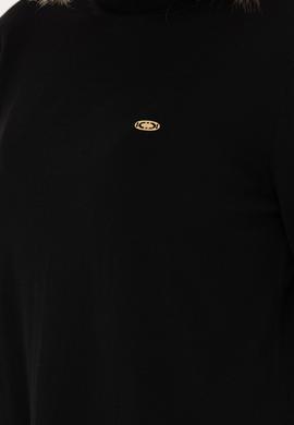 Kadın Siyah Balıkçı Yaka Basic Kazak - 50269012005