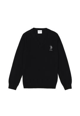 Erkek Çocuk Siyah Basic Kazak - 50269415016