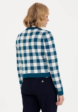 Kadın Petrol Triko Hırka - 50269487009