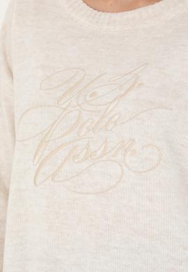 Kadın Krem Bisiklet  Yaka  Kazak - 50272035030