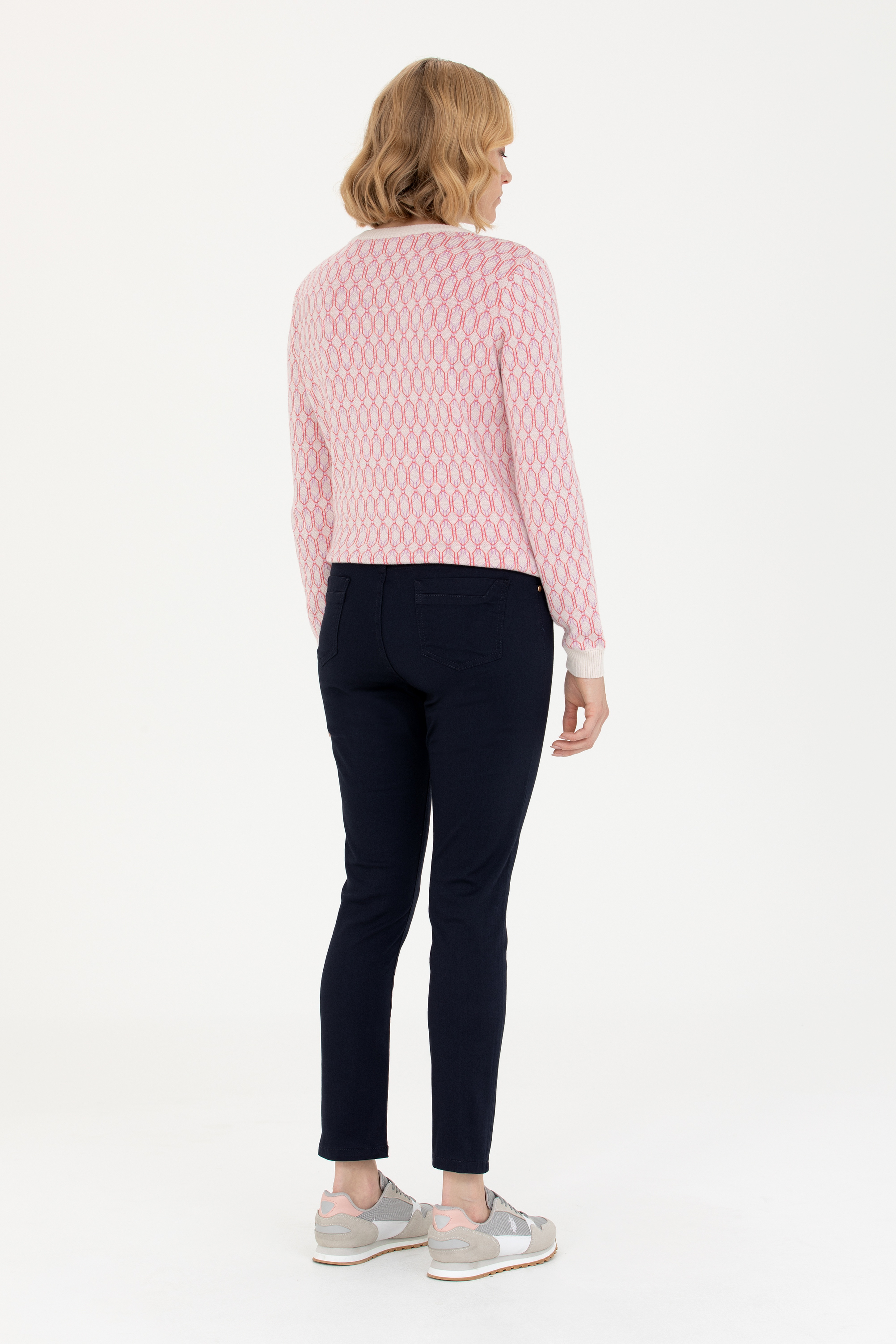 Kadın Lacivert Toothpick Fit Pantolon