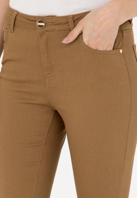 Kadın Açık Haki Kanvas Pantolon - 50272078034