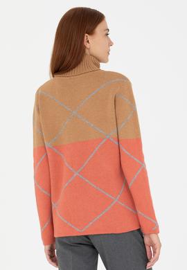 Kadın Kum Balıkçı Yaka Kazak - 50272044032