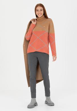 Kadın Kum Balıkçı Yaka Kazak - 50272044032