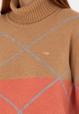 Kadın Kum Balıkçı Yaka Kazak - 50272044032