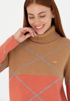 Kadın Kum Balıkçı Yaka Kazak - 50272044032