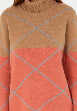 Kadın Kum Balıkçı Yaka Kazak - 50272044032