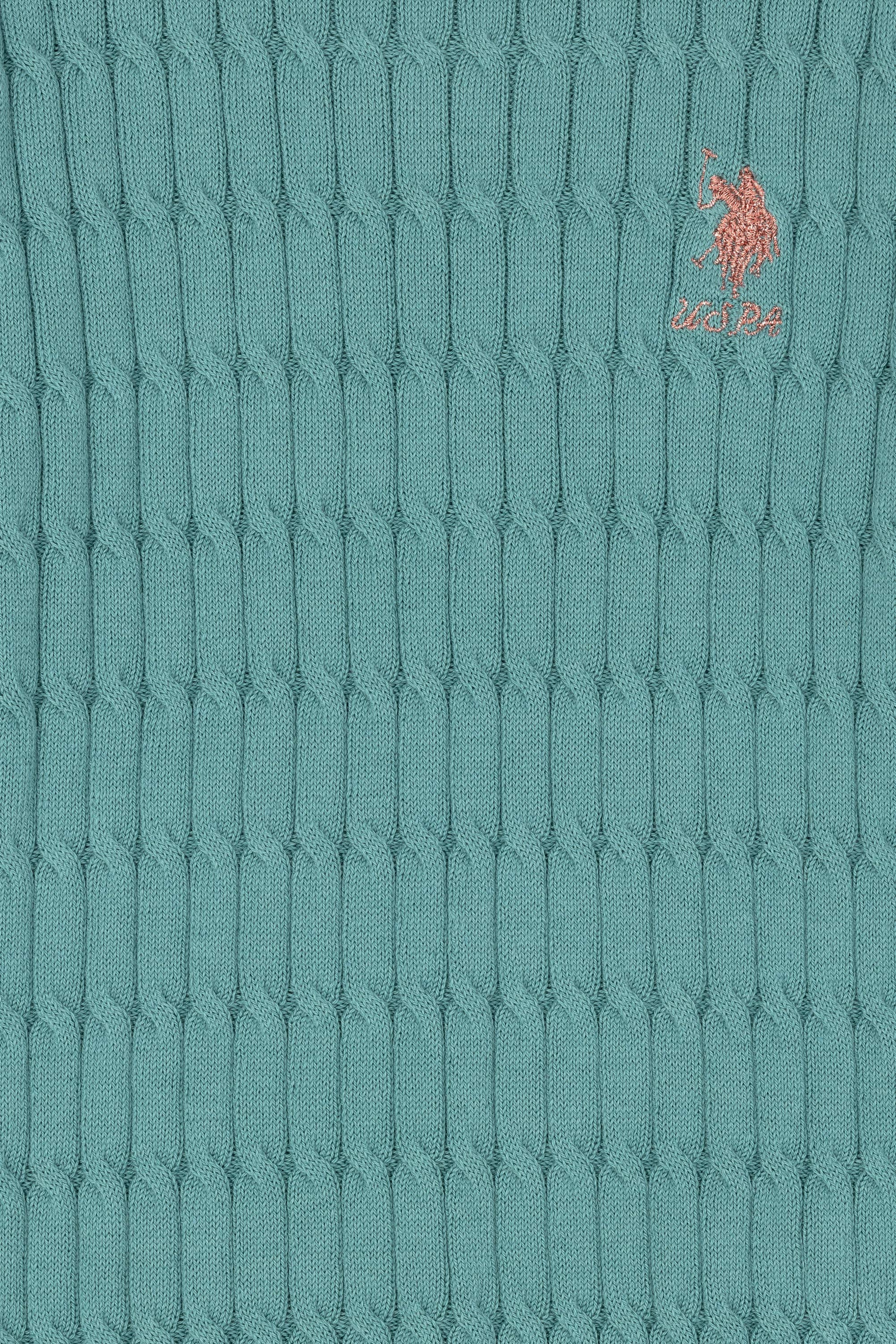 Kız Çocuk Mint Basic Kazak