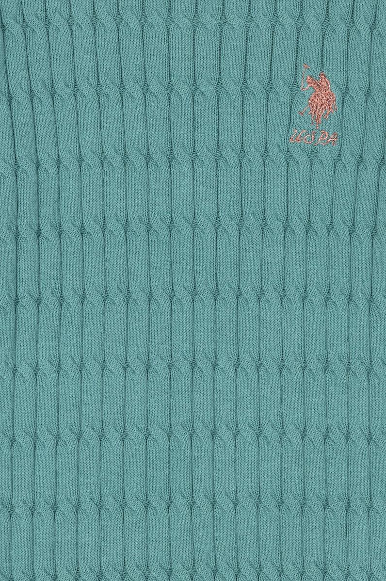 Kız Çocuk Mint Basic Kazak