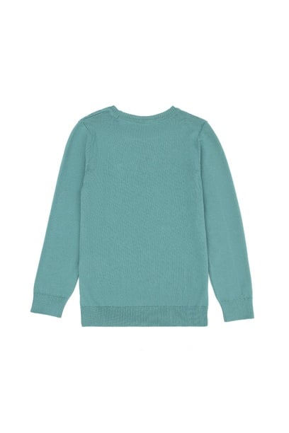 Kız Çocuk Mint Basic Kazak