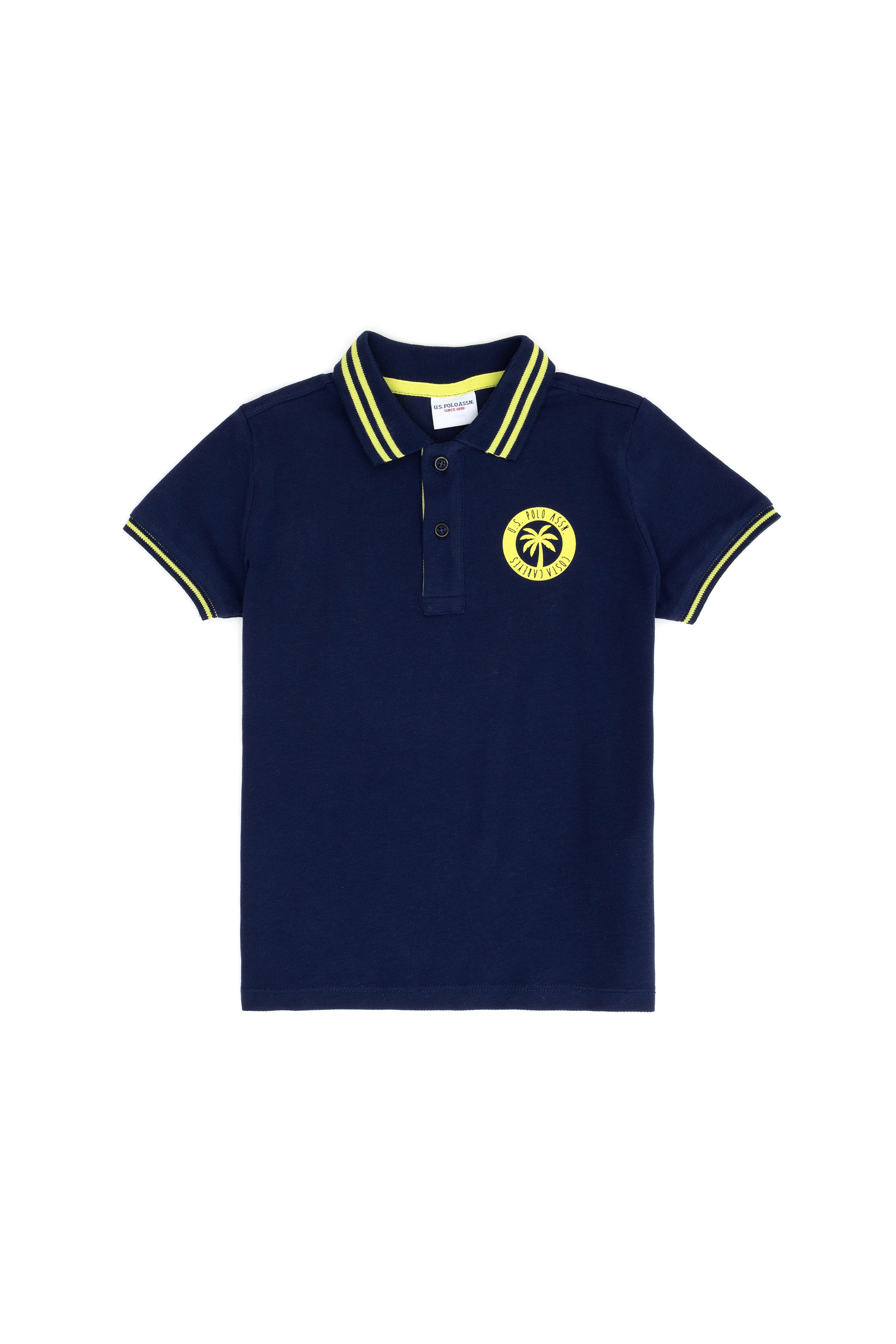 Erkek Çocuk Lacivert Polo Yaka Tişört - Image 1