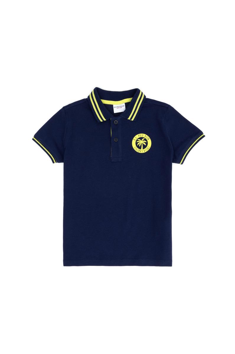 Erkek Çocuk Lacivert Polo Yaka Tişört