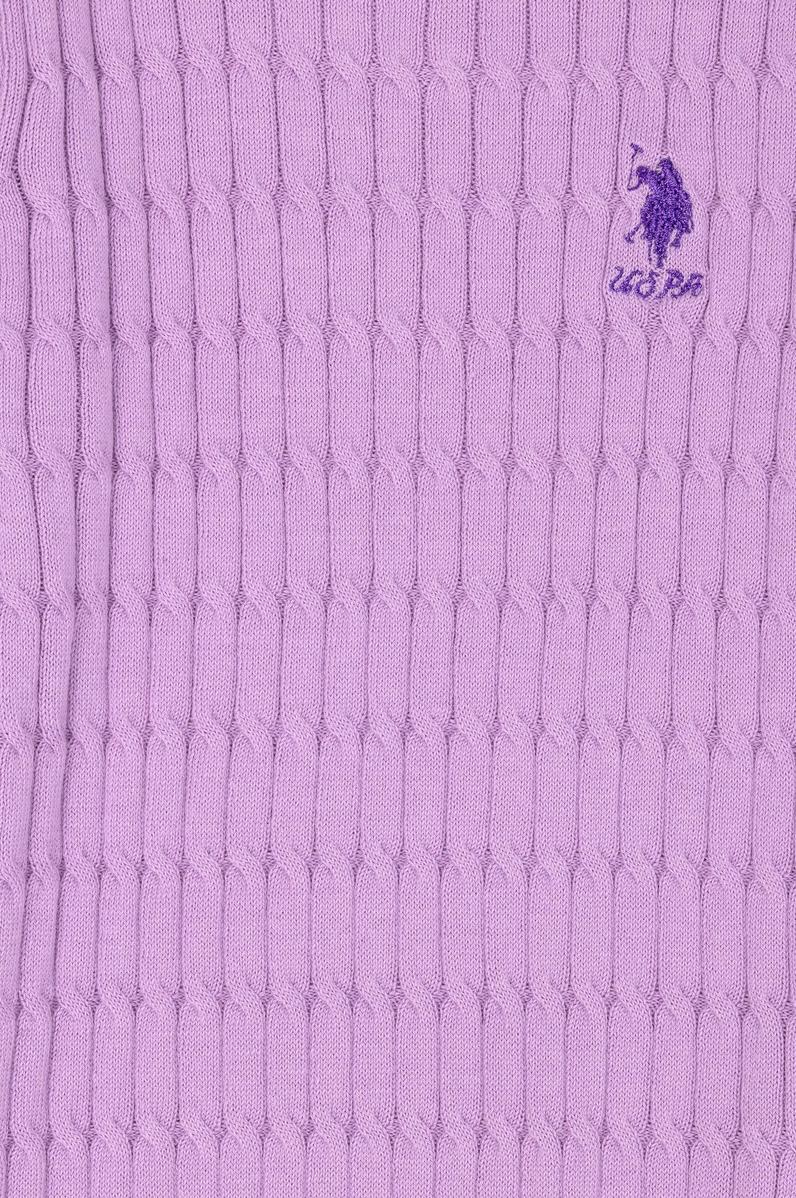 Kız Çocuk Lila Basic Kazak