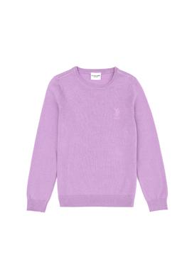 Kız Çocuk Lila Basic Kazak - 50269399046