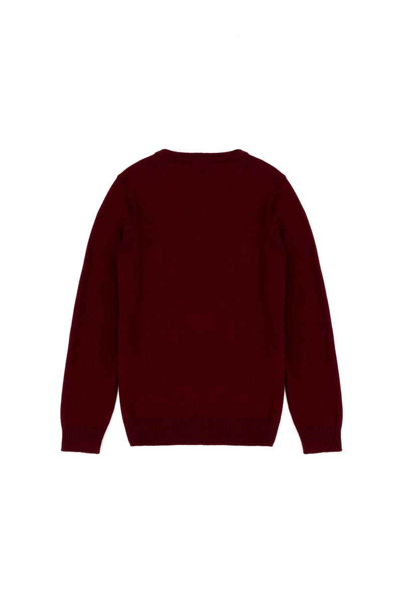 Erkek Çocuk Bordo Basic Kazak