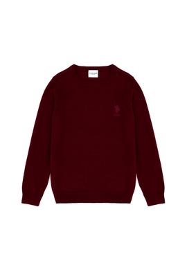 Erkek Çocuk Bordo Basic Kazak - 50269409026