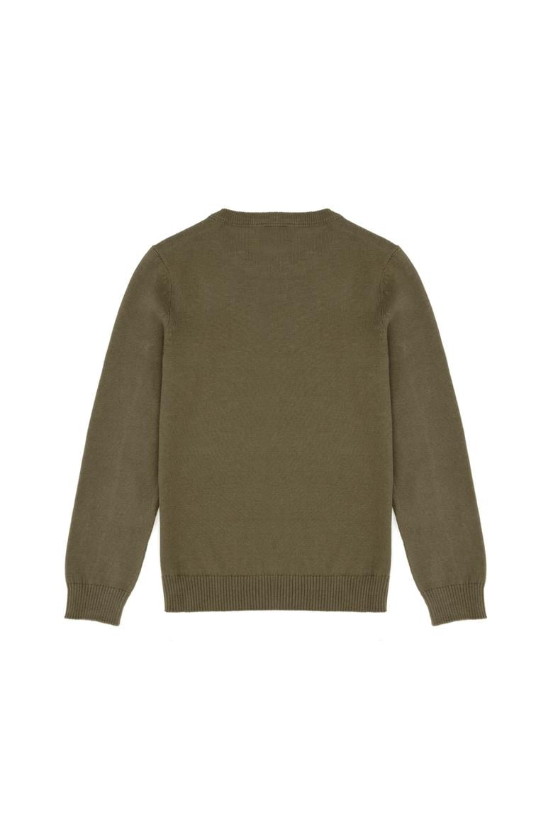 Erkek Çocuk Haki Basic Kazak - 50269409077