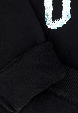 Kız Çocuk Siyah Basic Sweatshirt - 50272615144