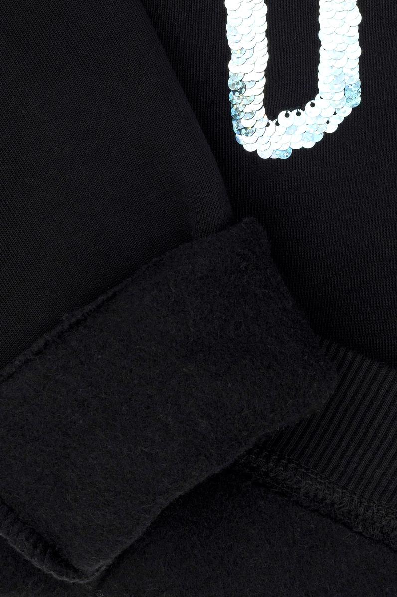 Kız Çocuk Siyah Basic Sweatshirt