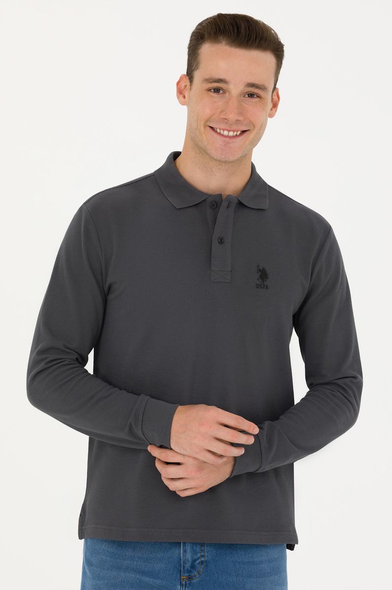 Erkek Antrasit Basic Sweatshirt