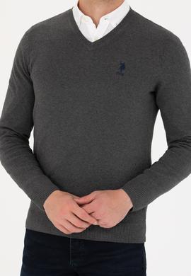 Erkek Antrasit Melanj Basic Kazak - 50269002096