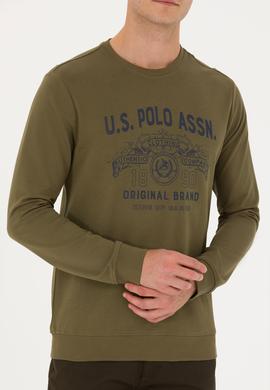 Erkek Haki Sweatshirt - 50270806044