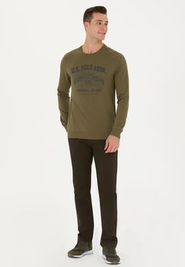 Erkek Haki Sweatshirt - 50270806044