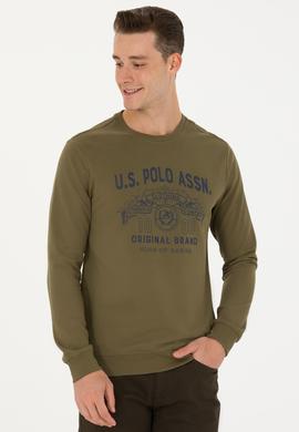 Erkek Haki Sweatshirt - 50270806044