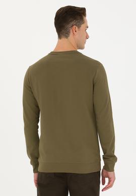 Erkek Haki Sweatshirt - 50270806044