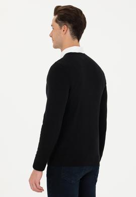 Erkek Siyah Basic Kazak - 50269002015