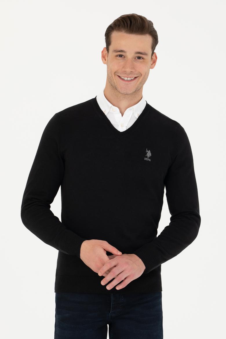 Erkek Siyah Basic Kazak