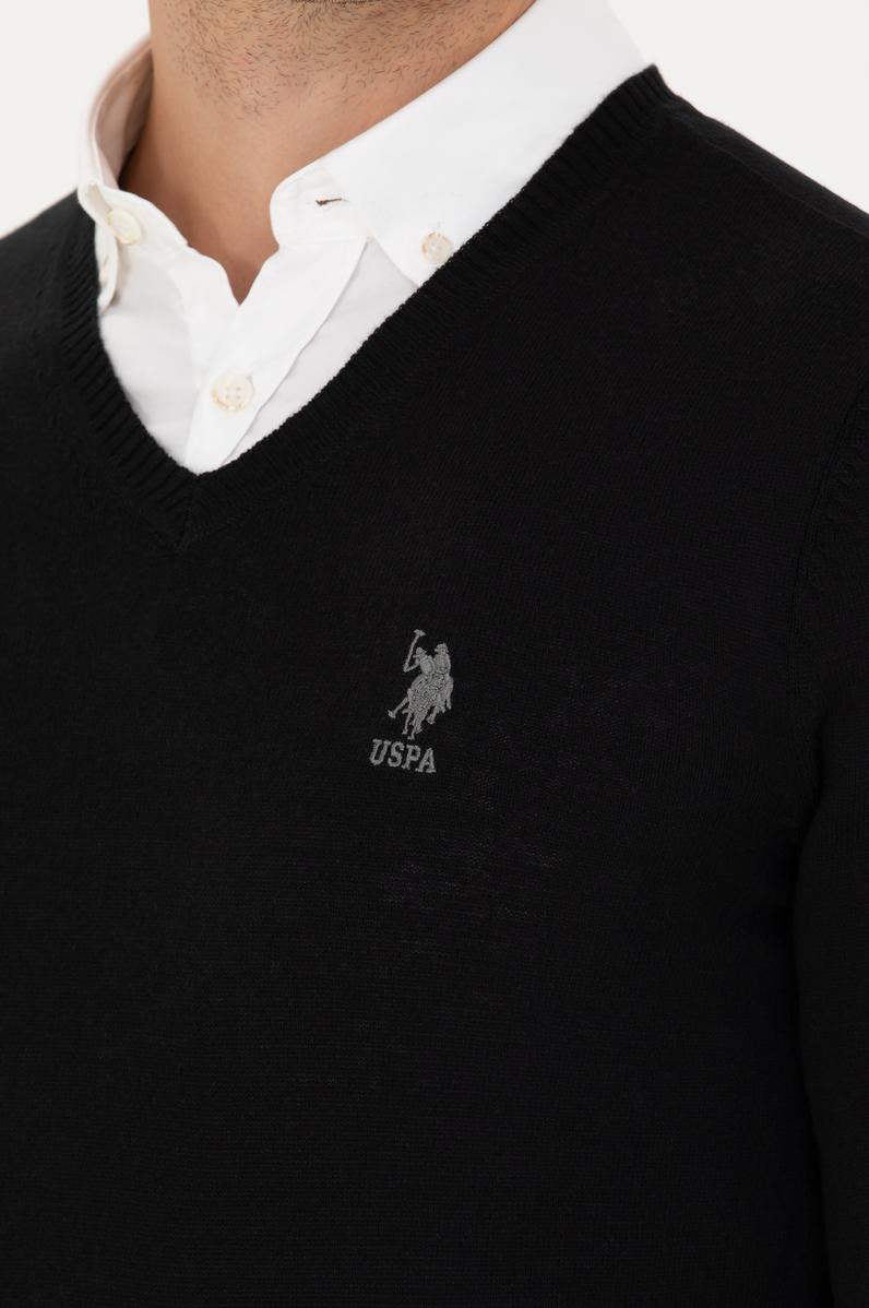 Erkek Siyah Basic Kazak