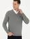 Erkek Gri Melanj Basic Kazak
