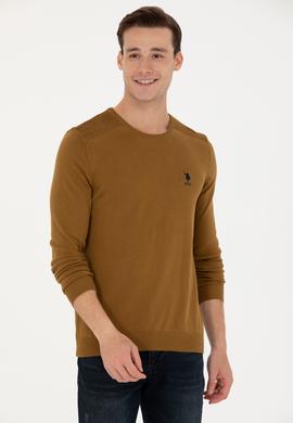 Erkek Açık Haki Basic Kazak - 50269003098