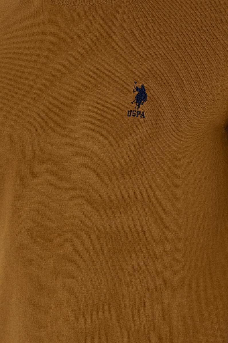 Erkek Açık Bisiklet Yaka Kazak