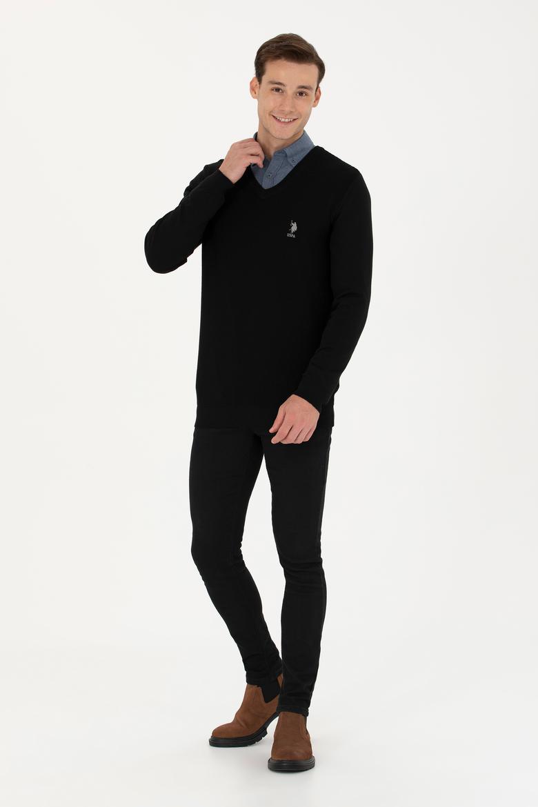 Erkek Siyah Basic Kazak - 50269004027