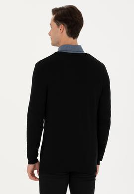 Erkek Siyah Basic Kazak - 50269004027