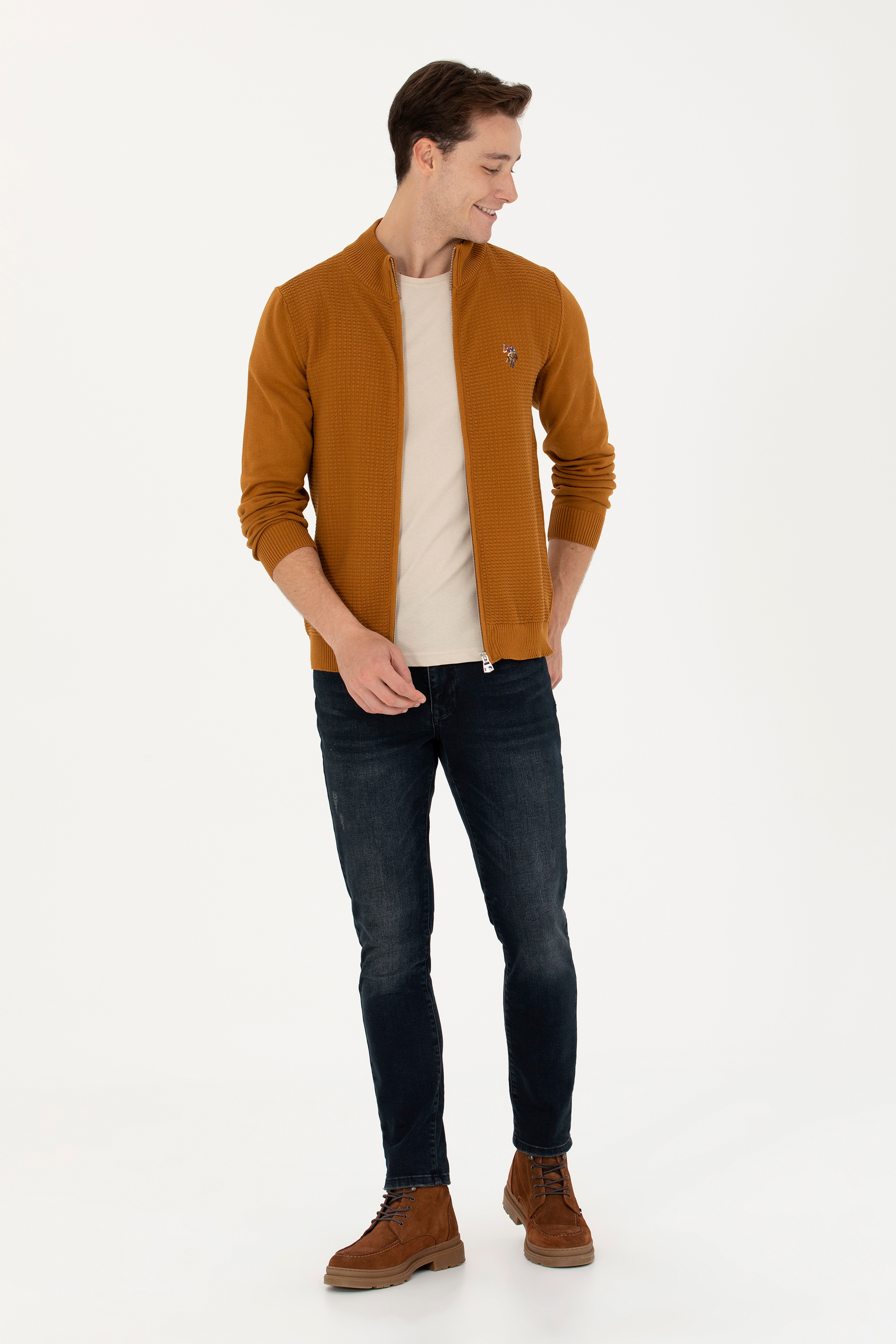 Erkek Coconut Basic Triko Hırka - Image 4